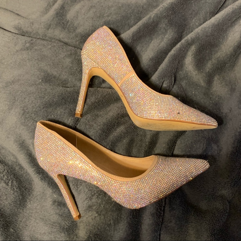 glitter heels